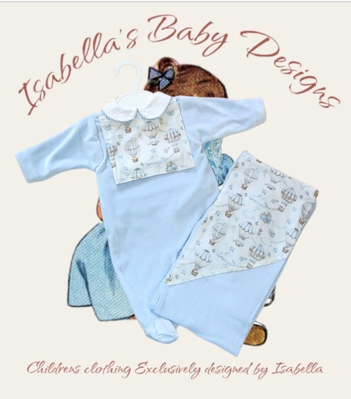 Babygrow & Muslin Set