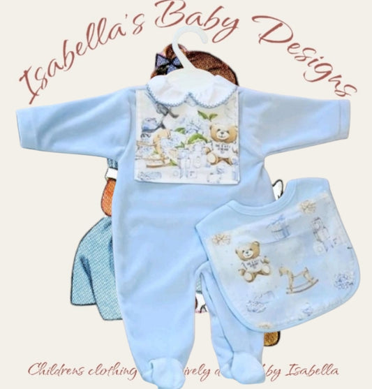Babygrow & Bib Set