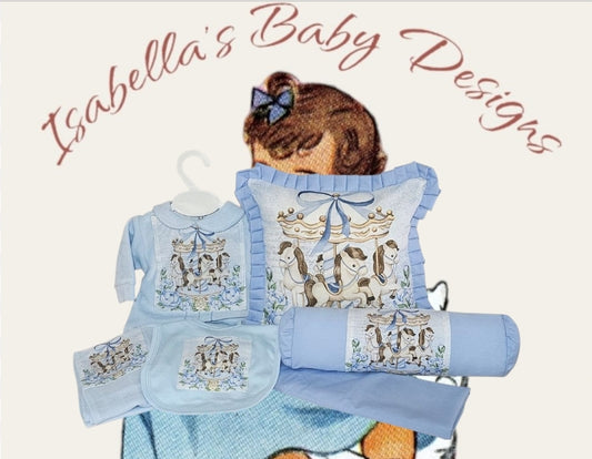 Blue Carousel Set